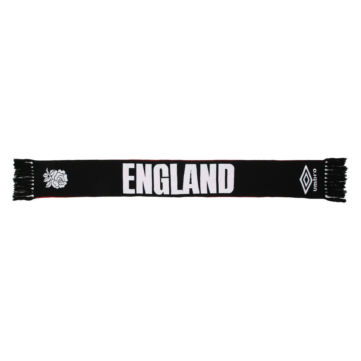 Umbro England Rugby 22/23 Scarf Futbol Fular Siyah Kırmızı | TR-57392