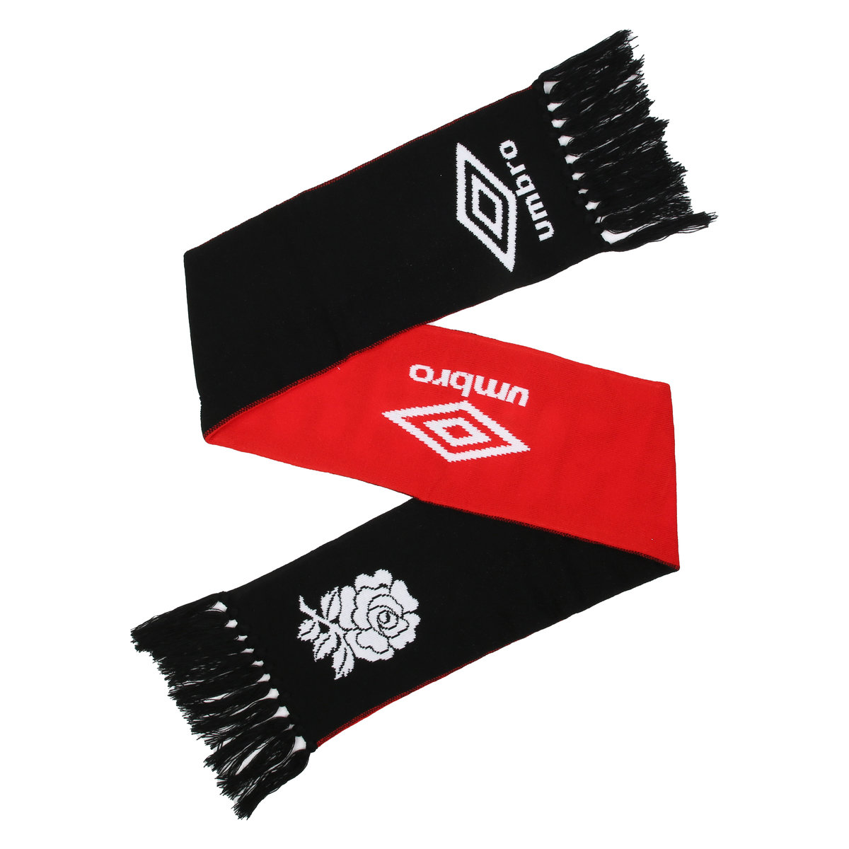 Umbro England Rugby 22/23 Scarf Futbol Fular Siyah Kırmızı | TR-57392