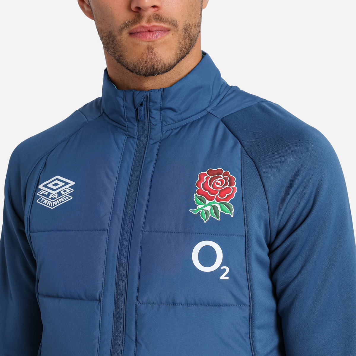 Umbro England Rugby 22/23 Thermal Jacket Futbol Ceket Mavi | TR-23059