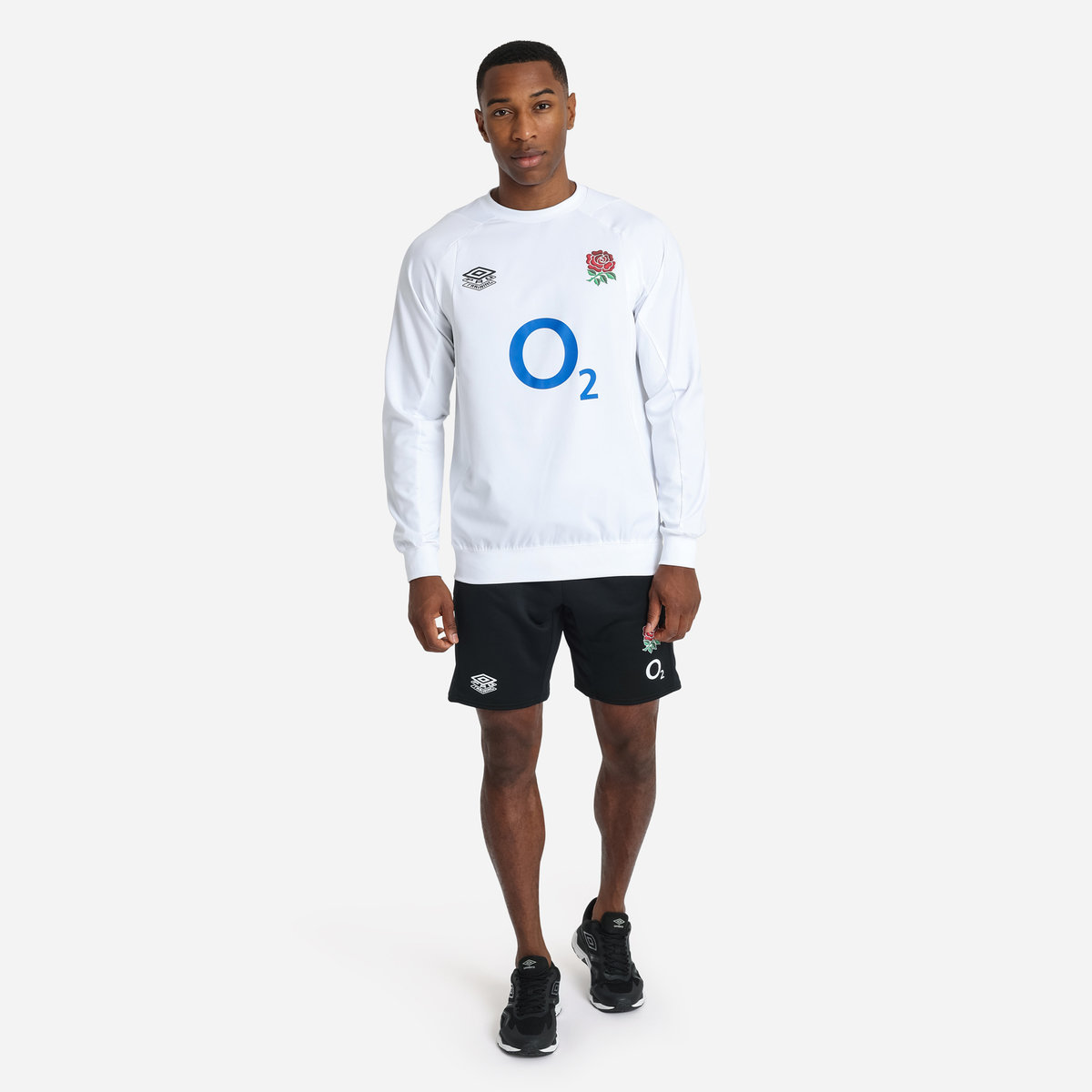 Umbro England Rugby 22/23 Warm Up Drill Top Futbol Üstler Beyaz | TR-96038