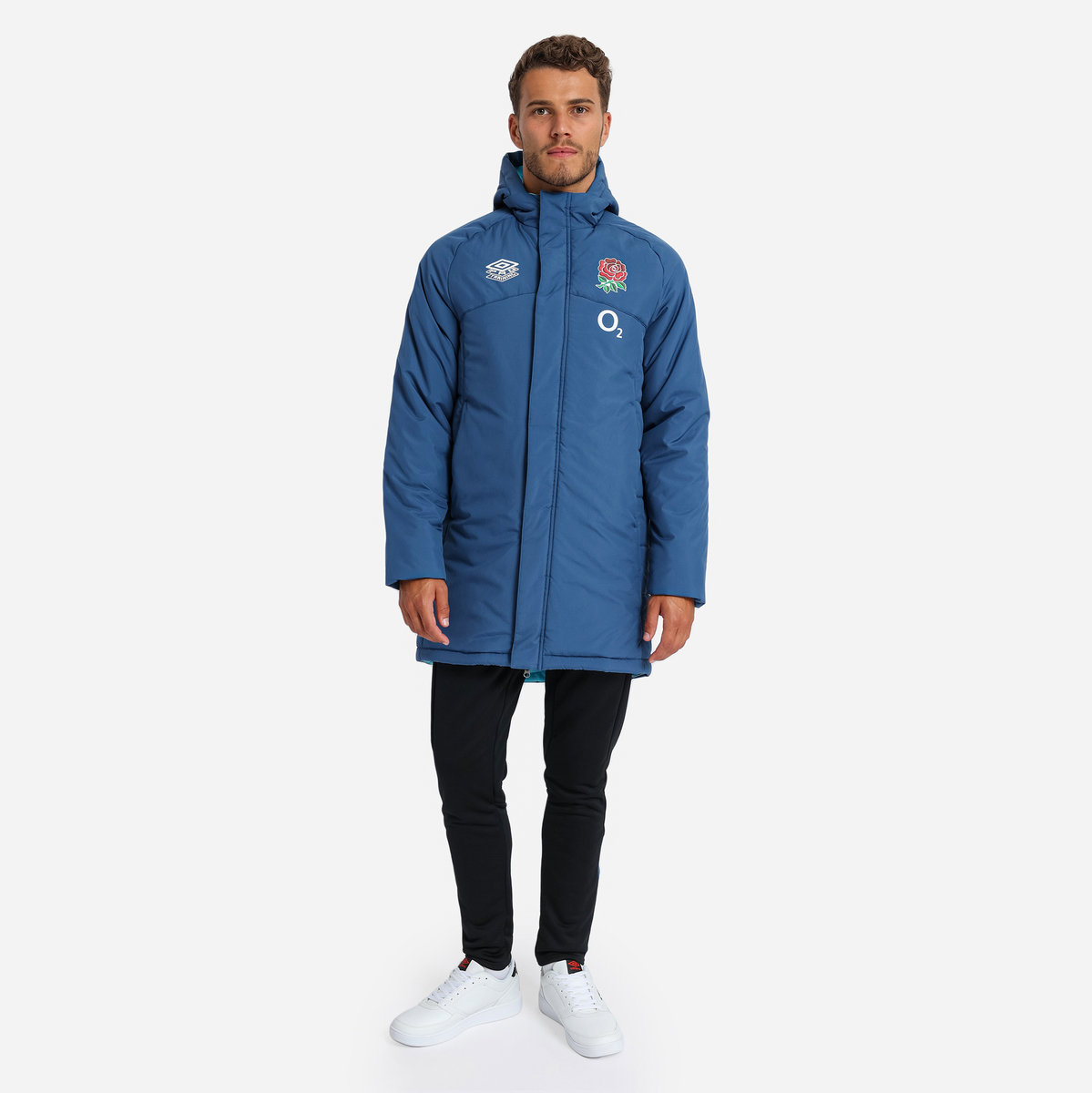 Umbro England Rugby 22/23 Yastıklı Jacket Futbol Ceket Mavi | TR-67811