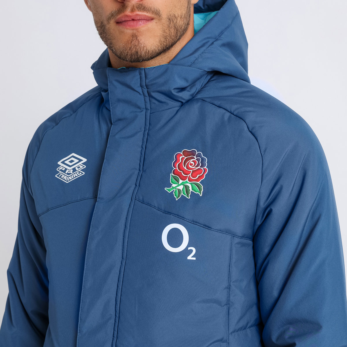 Umbro England Rugby 22/23 Yastıklı Jacket Futbol Ceket Mavi | TR-67811