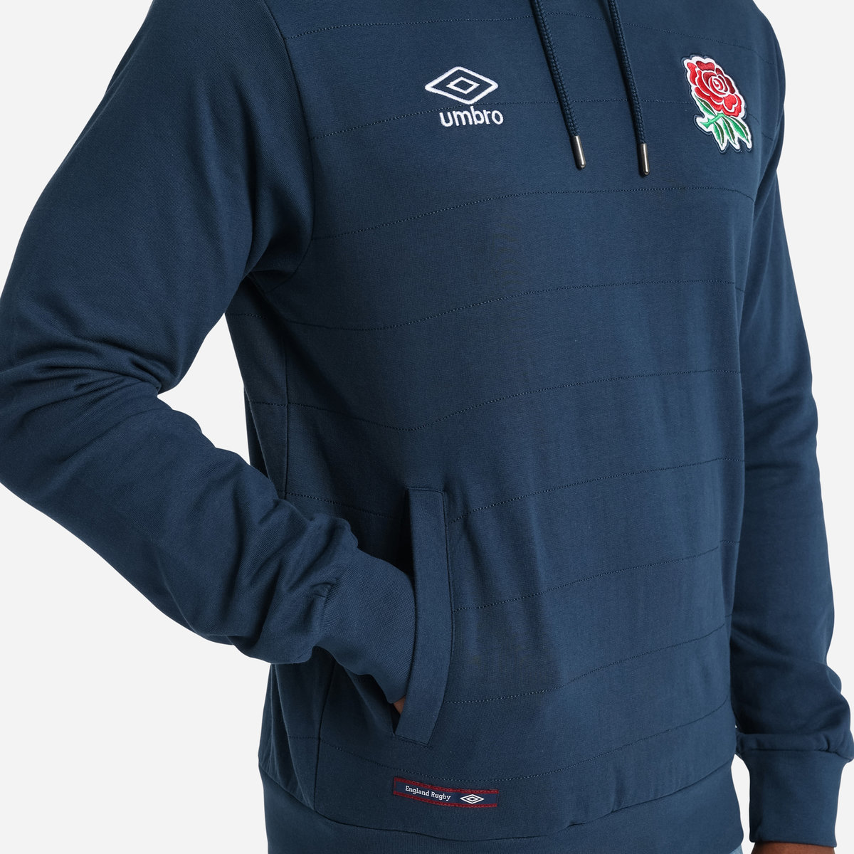 Umbro England Rugby Klasik Kapitone Hoodie Futbol Kapüşonlular Lacivert | TR-81901