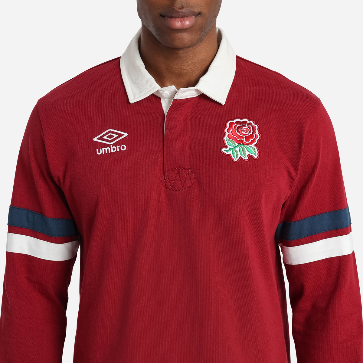 Umbro England Rugby Klasik Rugby Jersey Futbol Jersey Kırmızı Beyaz Lacivert | TR-51967