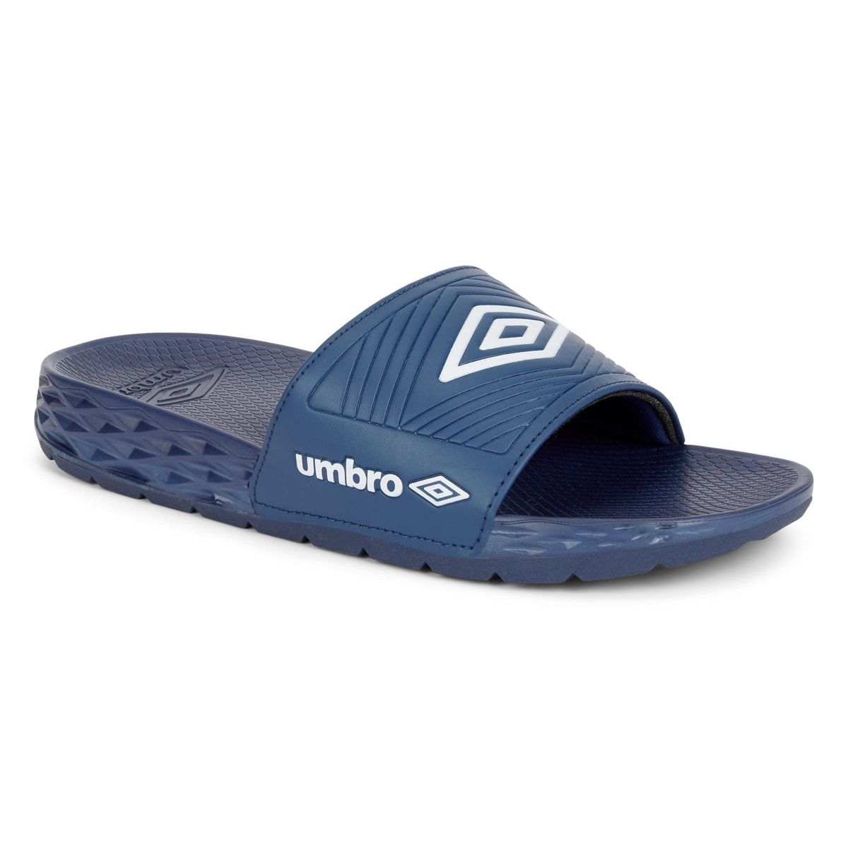 Umbro Equipe Recovery Slides Erkek Sandalet Lacivert Beyaz | TR-09580