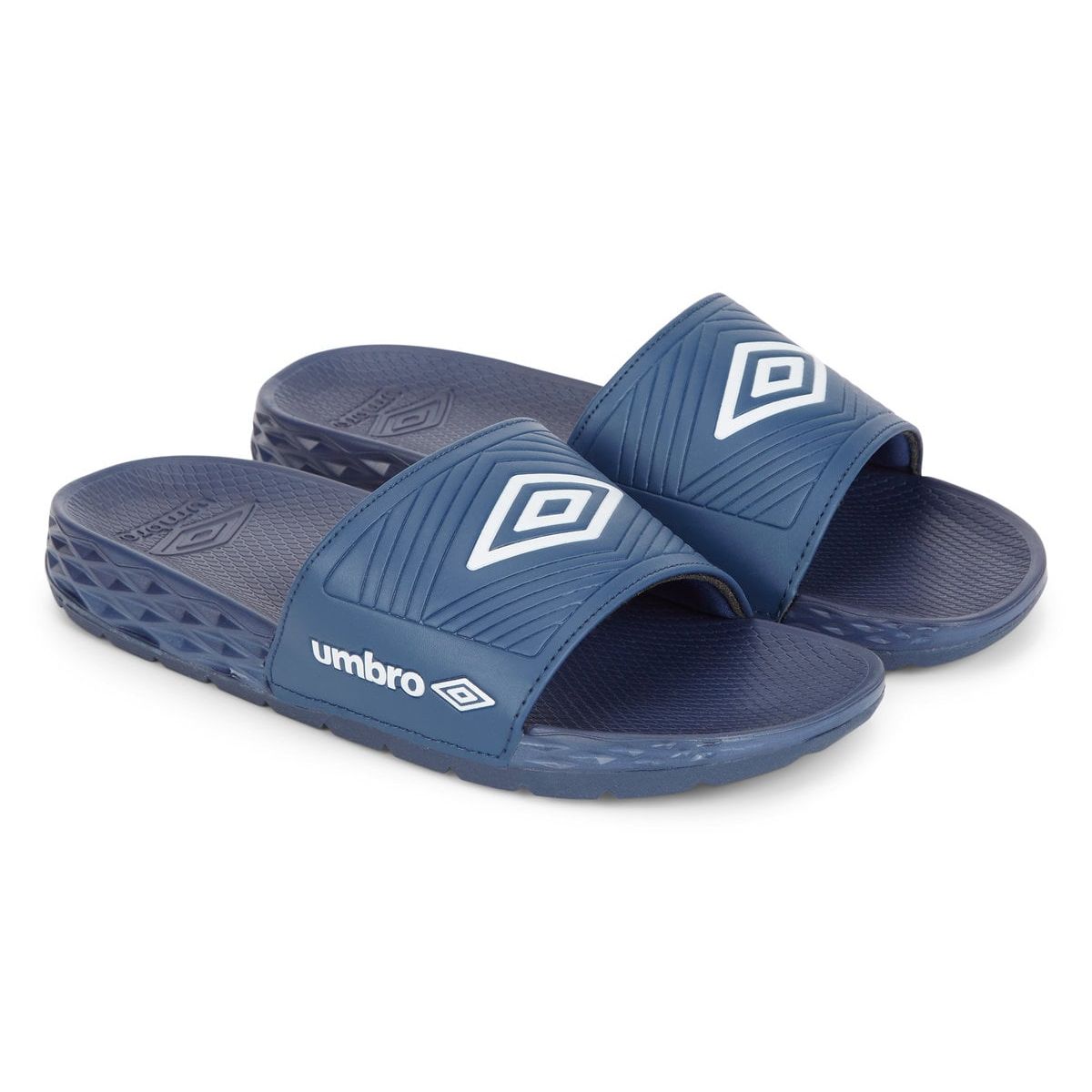 Umbro Equipe Recovery Slides Erkek Sandalet Lacivert Beyaz | TR-09580