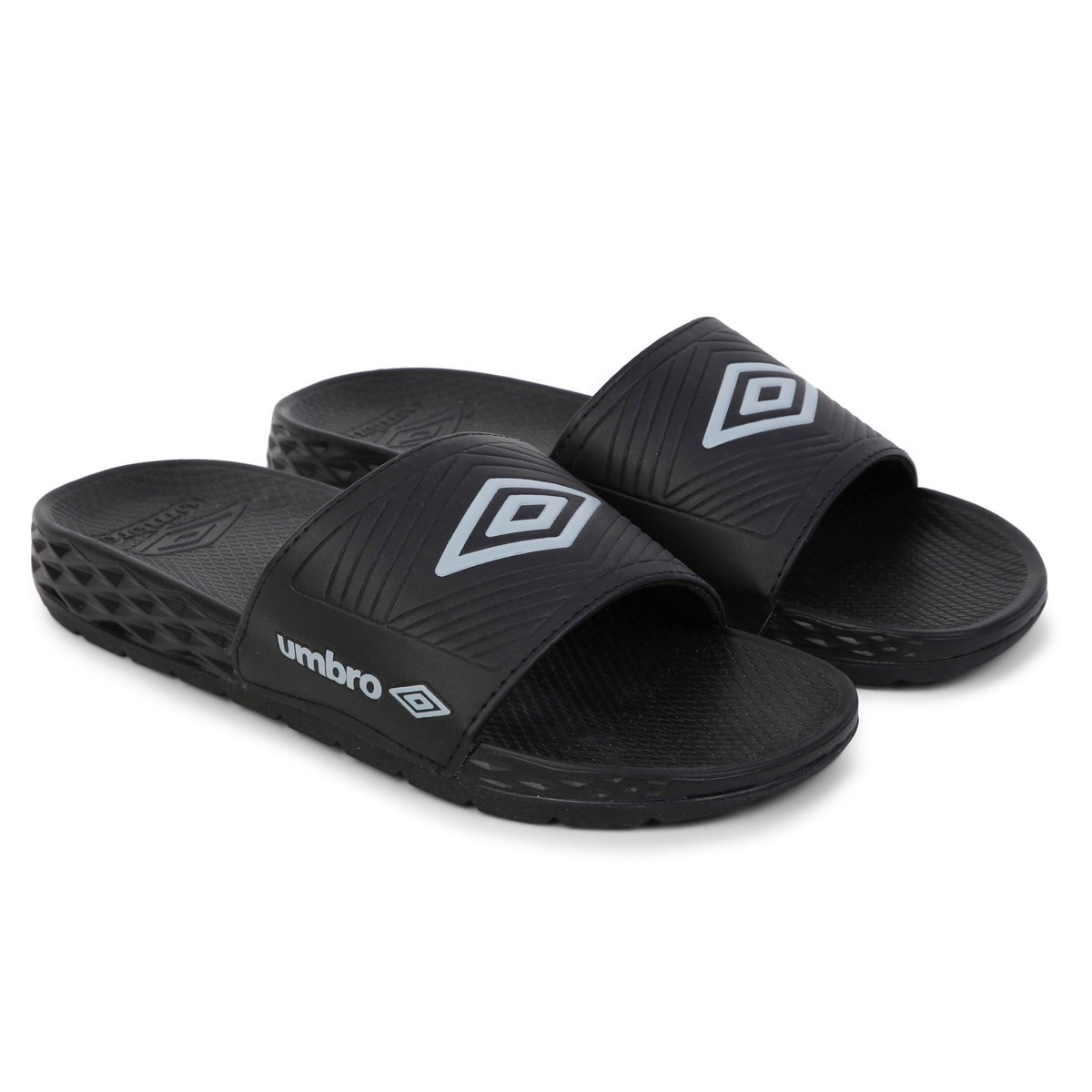 Umbro Equipe Recovery Slides Erkek Sandalet Siyah Gri | TR-11364