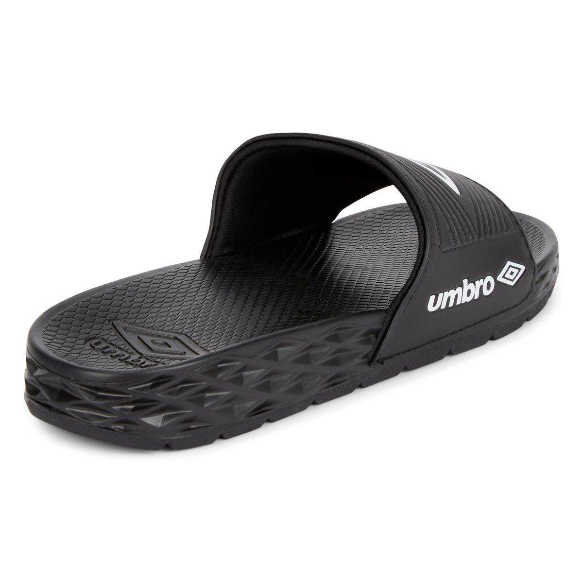 Umbro Equipe Recovery Slides Erkek Sandalet Siyah Beyaz | TR-73077