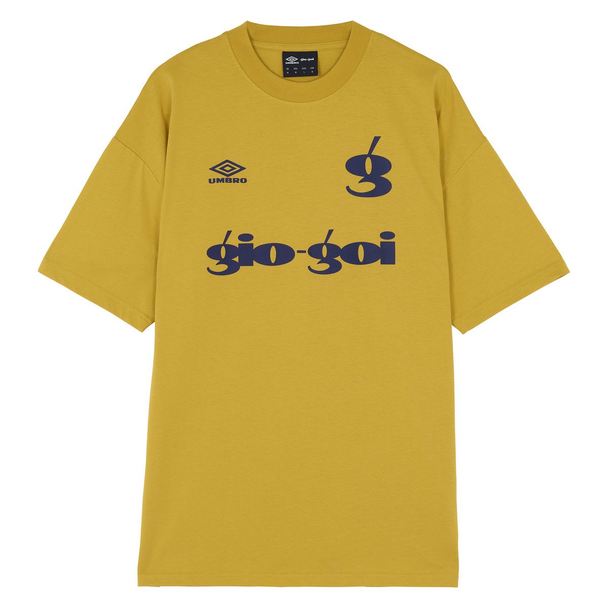 Umbro Gio Goi Logo Tee Erkek Üstler Hardal Sarısı Mavi | TR-08044