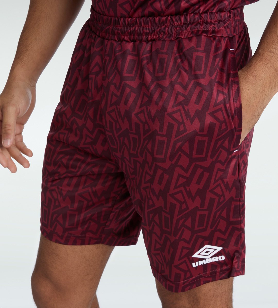 Umbro Graffiti Shorts Erkek Şort Kırmızı Beyaz | TR-27166