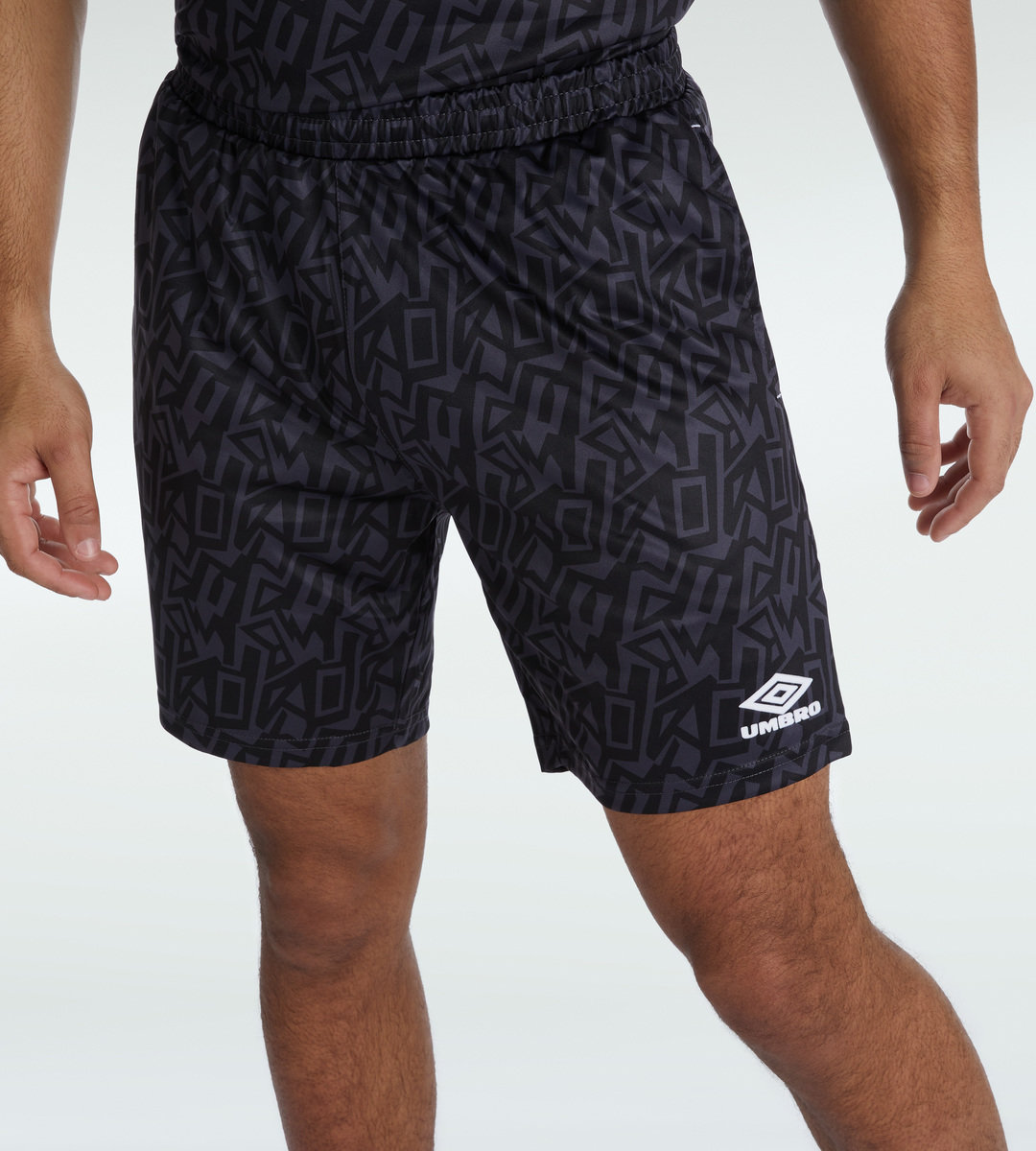 Umbro Graffiti Shorts Erkek Şort Siyah Beyaz | TR-21654