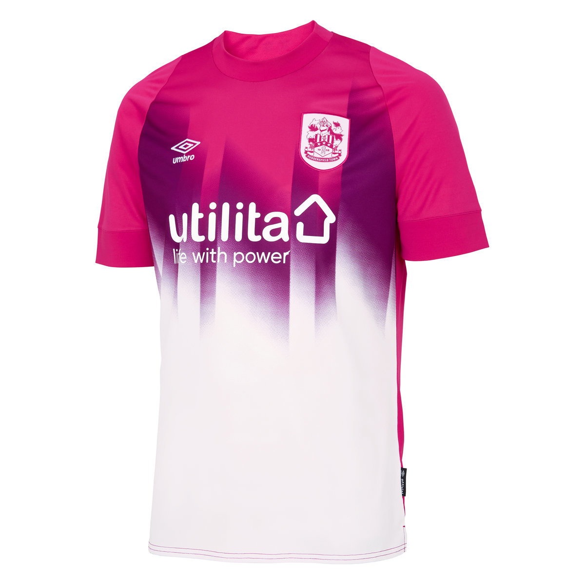 Umbro Huddersfield Town 22/23 Third Jersey Junior Futbol Jersey Pembe Beyaz | TR-33778