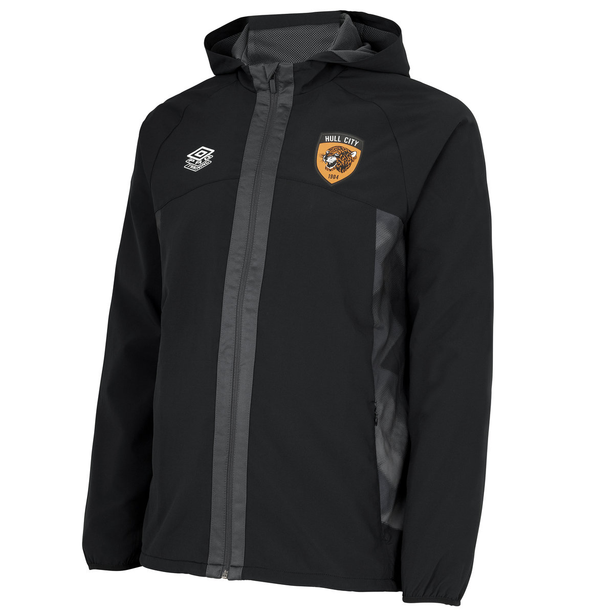 Umbro Hull City 22/23 Shower Jacket Junior Futbol Futbol Ceketleri Siyah | TR-32804