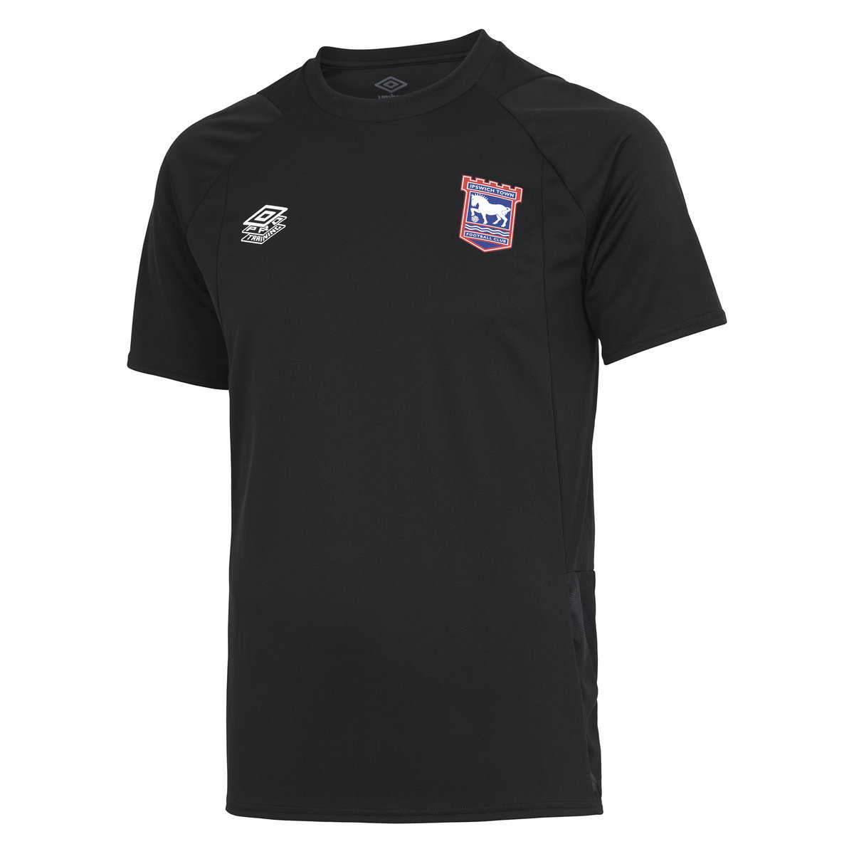 Umbro Ipswich Town 22/23 Antrenman Jersey Futbol Jersey Siyah | TR-85004