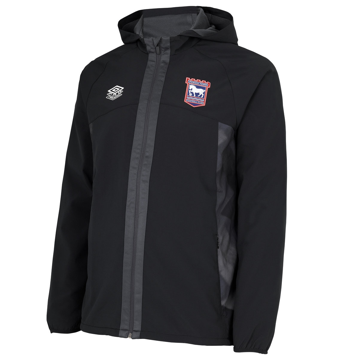 Umbro Ipswich Town 22/23 Shower Jacket Junior Futbol Ceket Siyah | TR-68100