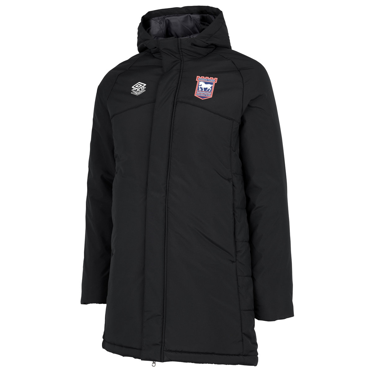 Umbro Ipswich Town 22/23 Yastıklı Jacket Junior Futbol Ceket Siyah | TR-98430