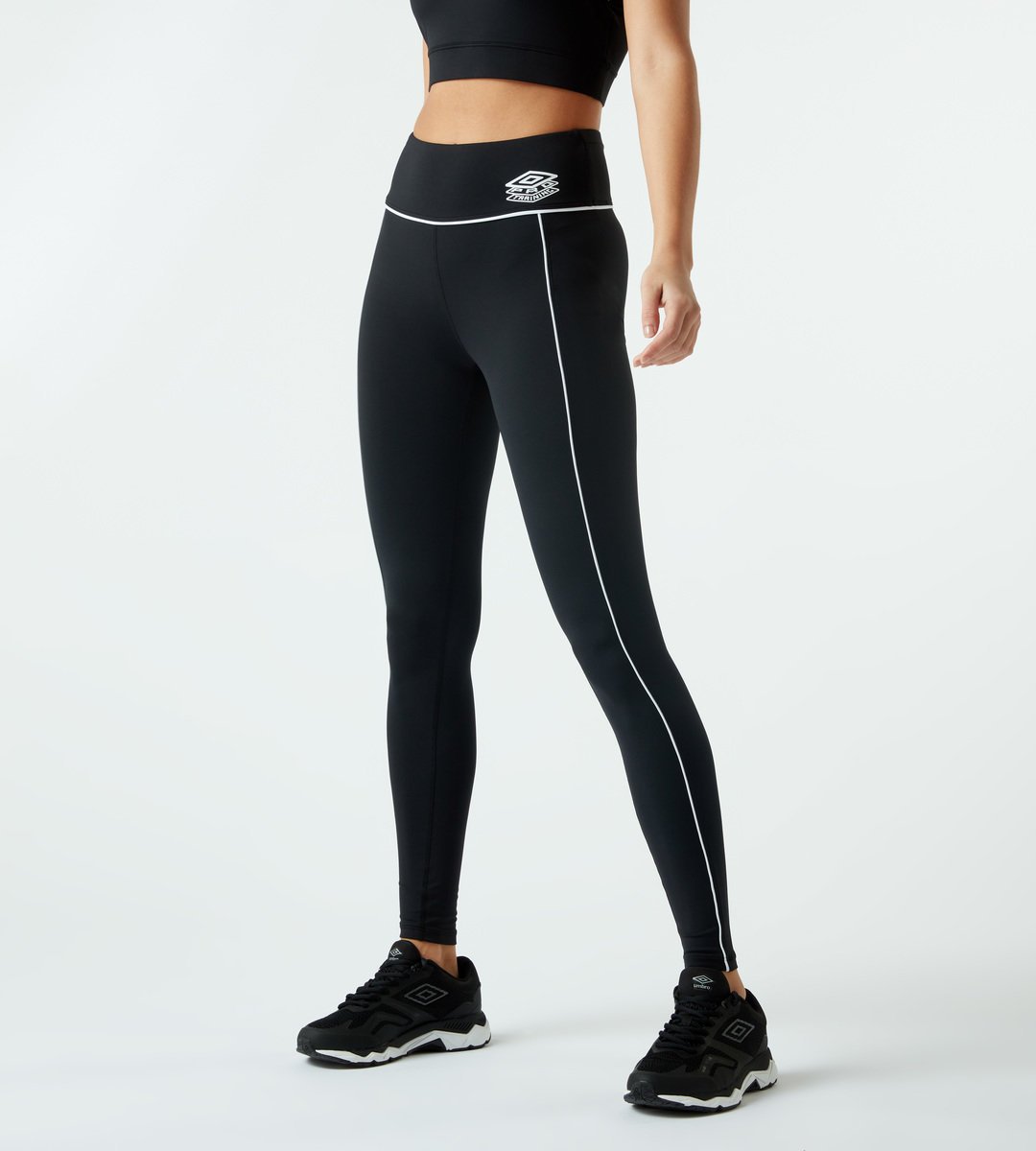 Umbro Klasik Statement PTF Gym Leggings Kadın Pantolonlar Siyah | TR-60074