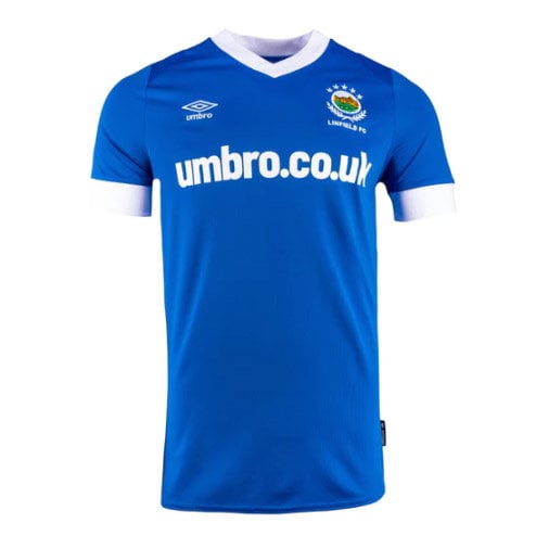 Umbro Linfield FC 22/23 Home Jersey Junior Futbol Jersey Koyu Mavi | TR-40865