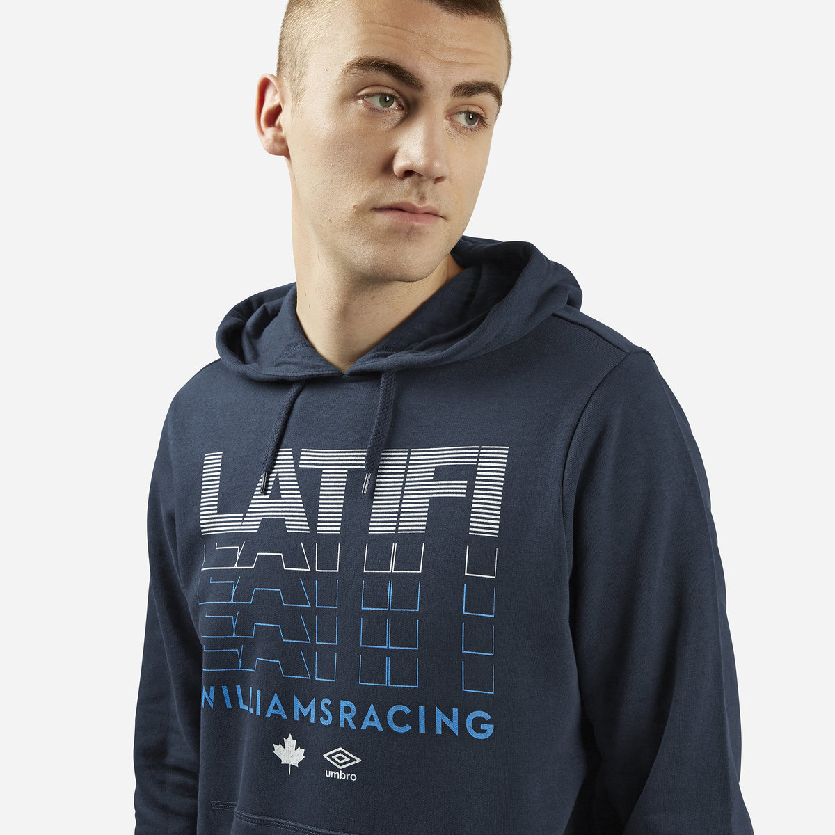 Umbro Nicholas Latifi - Know MY Name - Williams Yarış Hoodie Futbol Kapüşonlular Lacivert | TR-92695