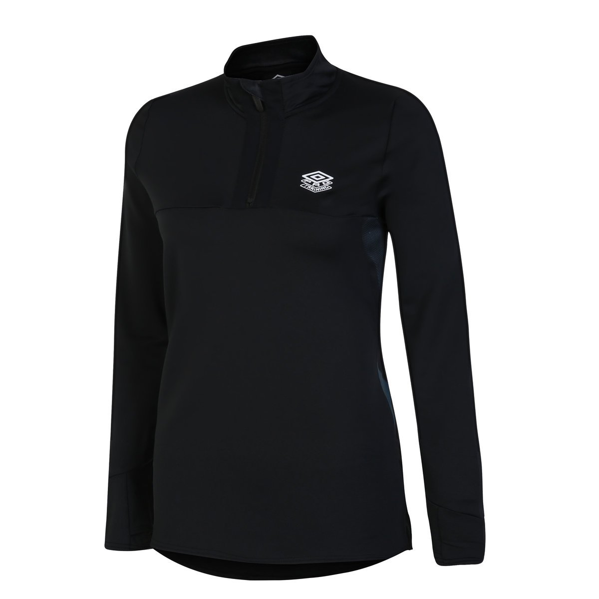 Umbro Pro Antrenman Quarter Zip Top Kadın Üstler Siyah | TR-59522