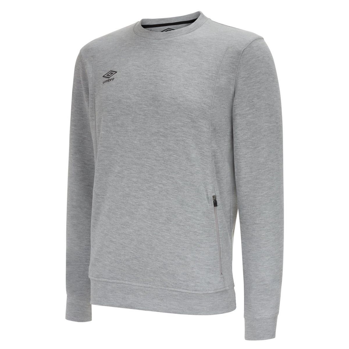 Umbro Pro Fleece Sweat Junior Çocuk Tişörtü Gri Siyah | TR-37403