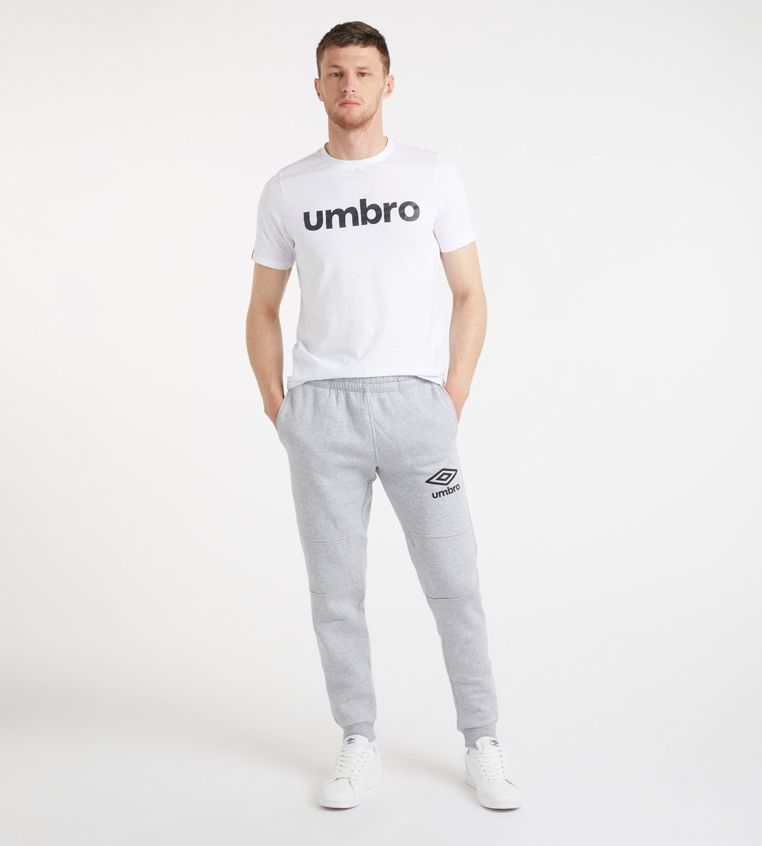 Umbro Stilleri Sıska Jogpant Erkek Pantolonlar Gri Siyah | TR-92196