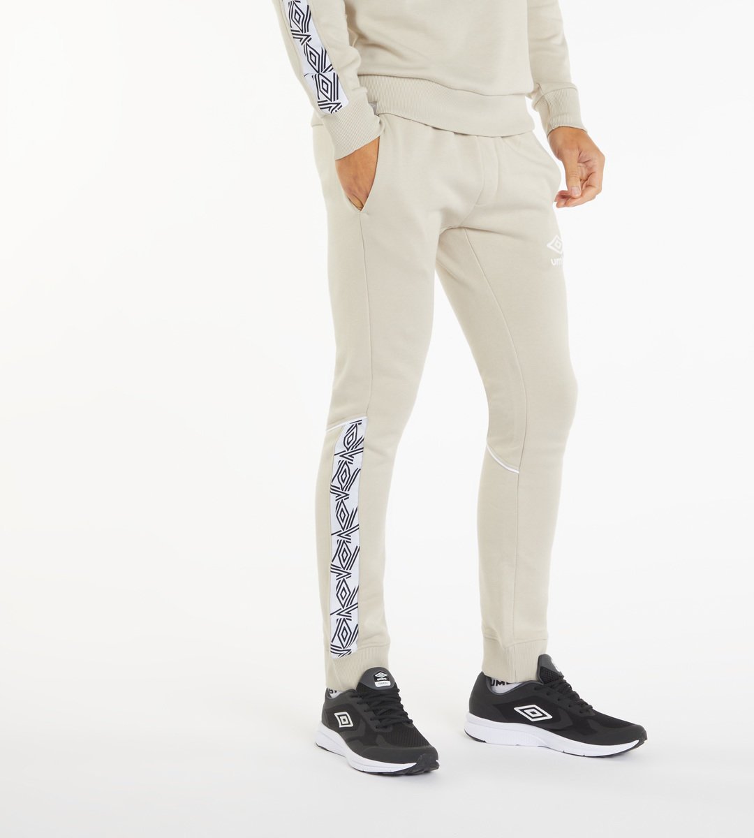 Umbro Taped Fleece Jogger Erkek Pantolonlar Gümüş | TR-90426