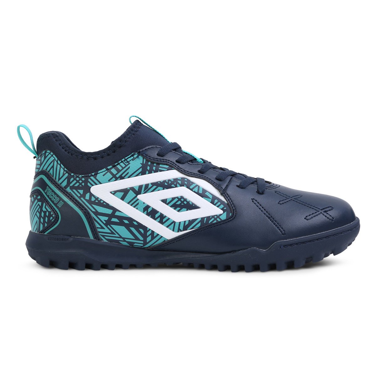 Umbro Tocco 2 Club TF Erkek Krampon Lacivert Beyaz Turkuaz | TR-59280