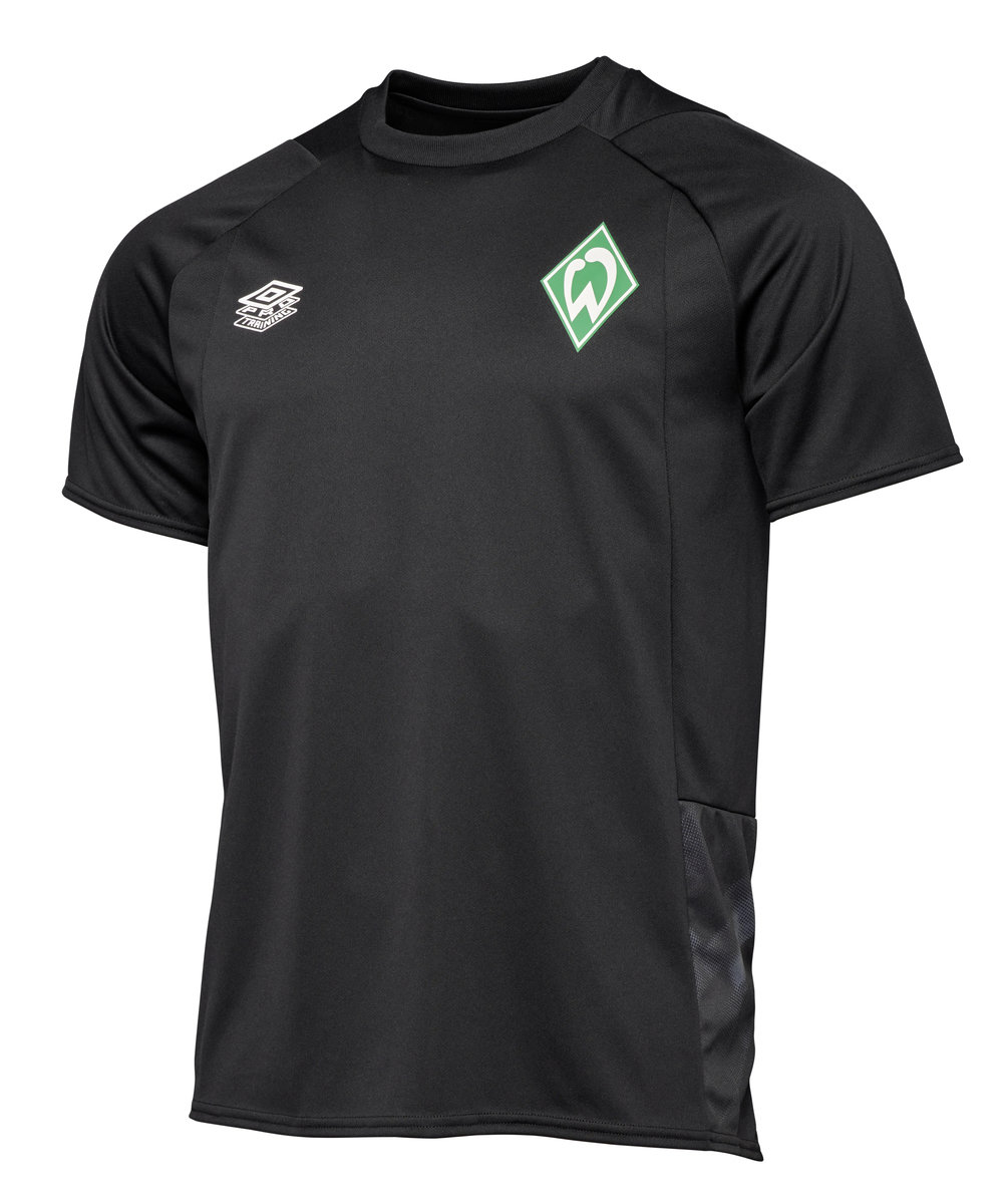 Umbro Werder Bremen 22/23 Antrenman Jersey Futbol Futbol Jersey Siyah Yeşil Lacivert | TR-16871