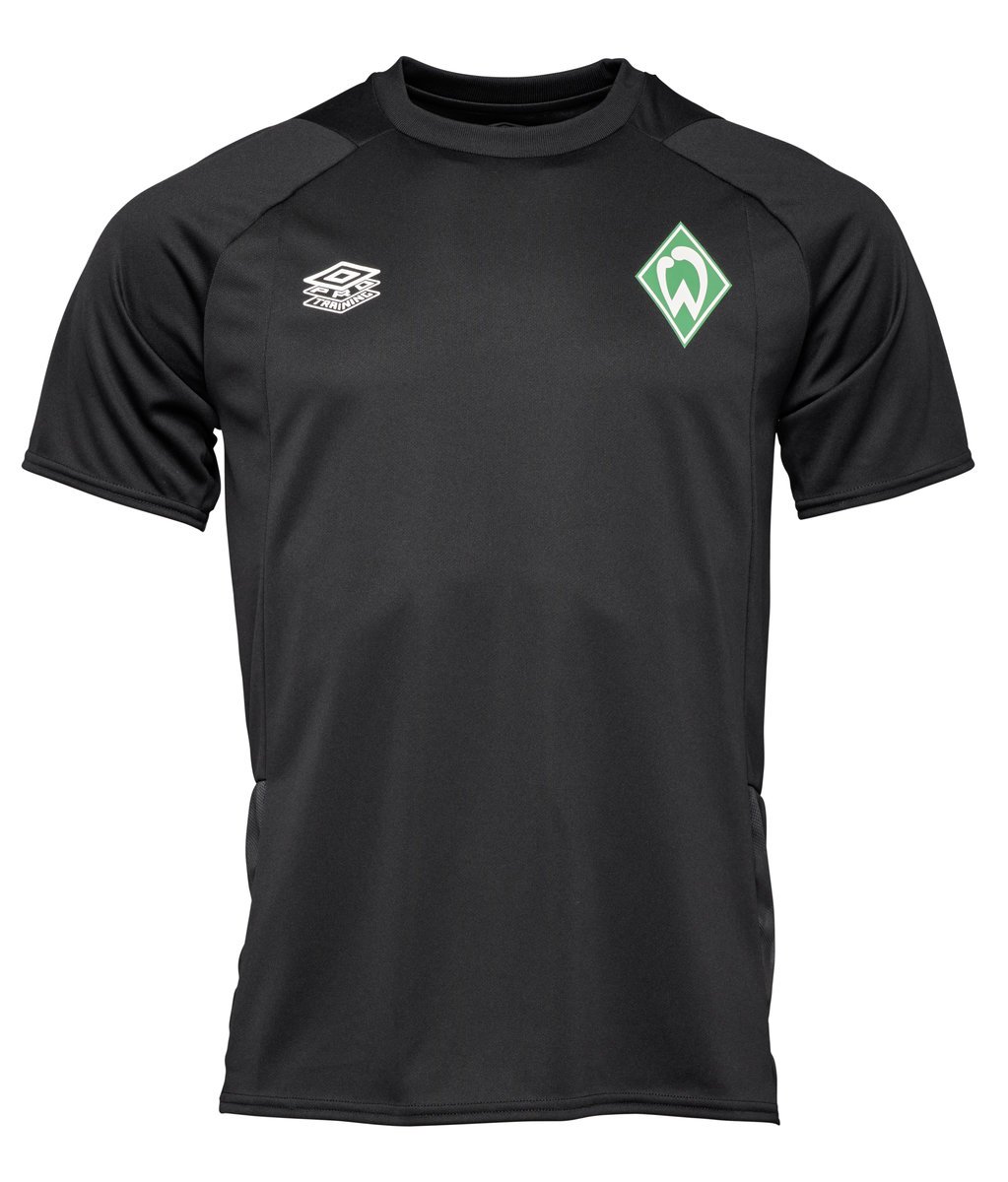 Umbro Werder Bremen 22/23 Antrenman Jersey Junior Futbol Futbol Jersey Siyah Yeşil Lacivert | TR-59836