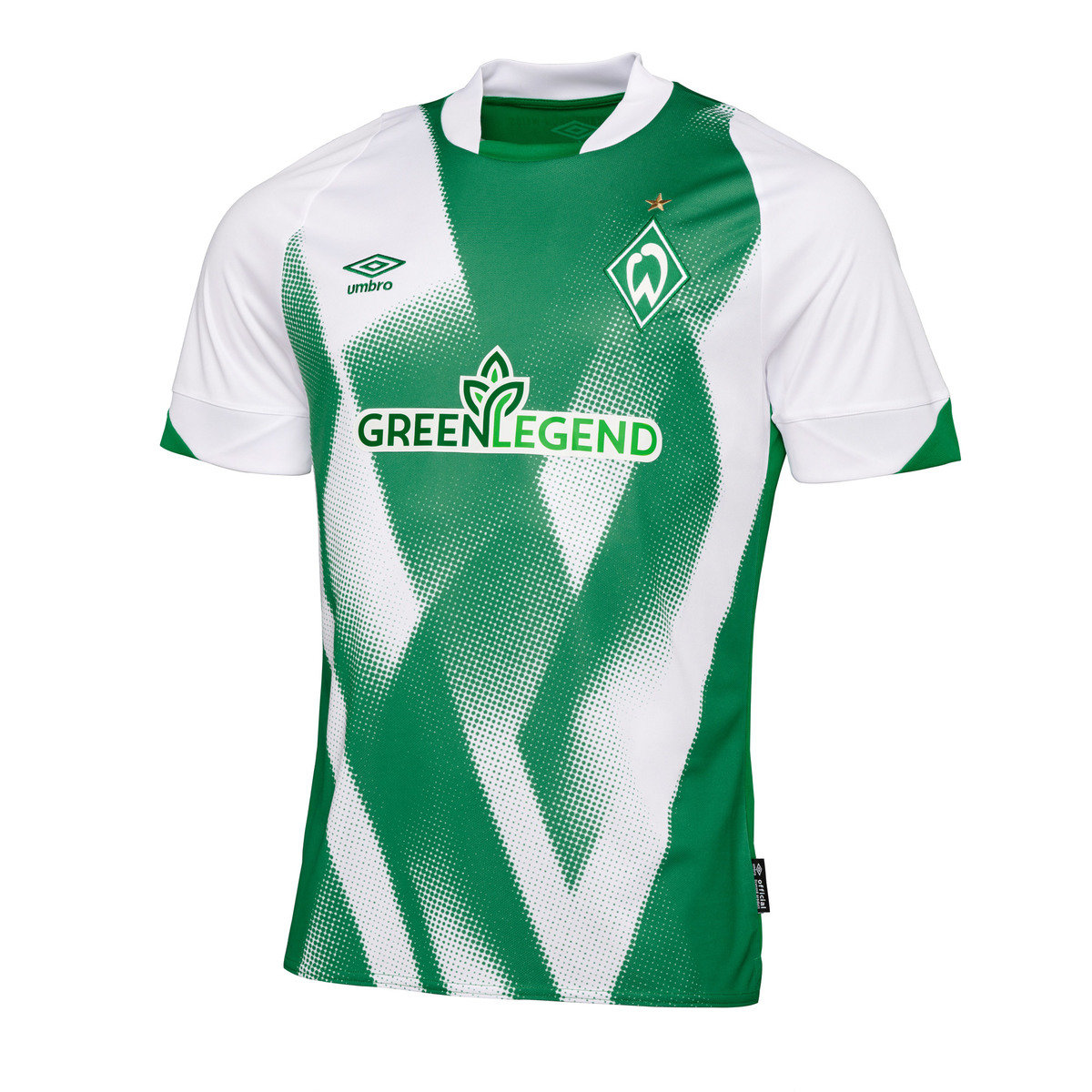 Umbro Werder Bremen 22/23 Home Jersey Futbol Futbol Jersey Yeşil Beyaz | TR-05496