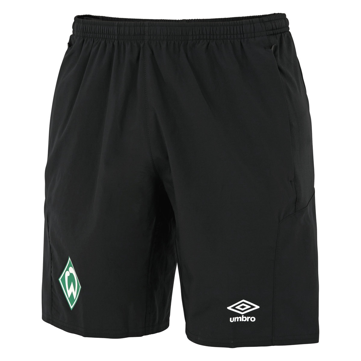 Umbro Werder Bremen 22/23 Long Woven Kısa Futbol Futbol Şortu Siyah | TR-22417