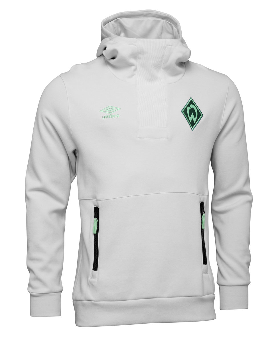 Umbro Werder Bremen 22/23 Travel Oh Hoody Futbol Football Kapüşonlular Beyaz | TR-99769