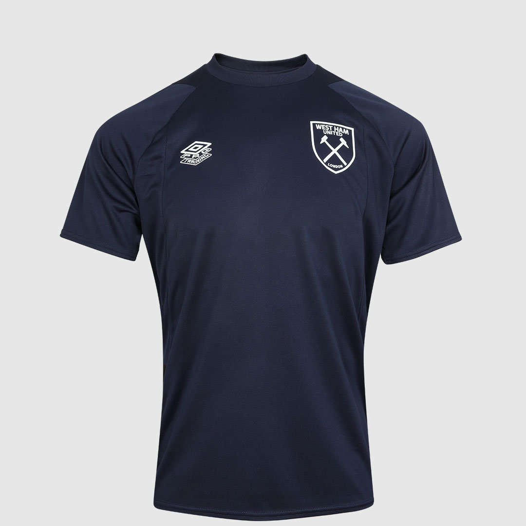 Umbro West Ham Utd 22/23 Antrenman Jersey Junior Futbol Jersey Koyu Lacivert Kırmızı | TR-20918