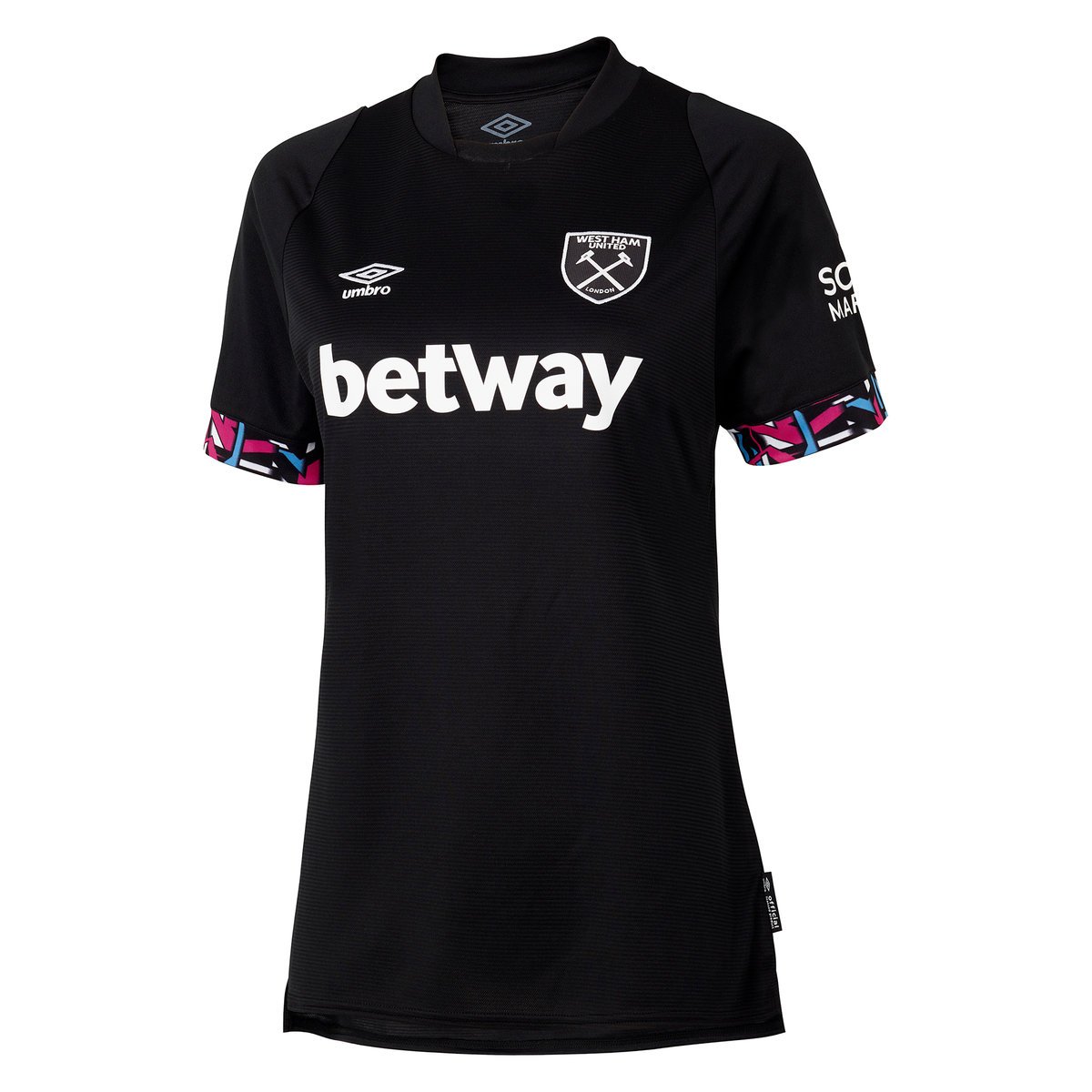 Umbro West Ham Utd 22/23 Away Jersey Futbol Jersey Siyah | TR-46963