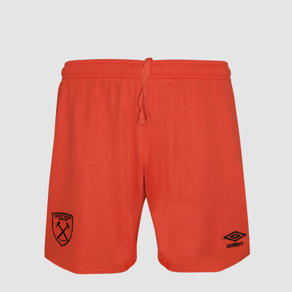 Umbro West Ham Utd 22/23 Third Kısa Junior Futbol Şort Turuncu | TR-25642