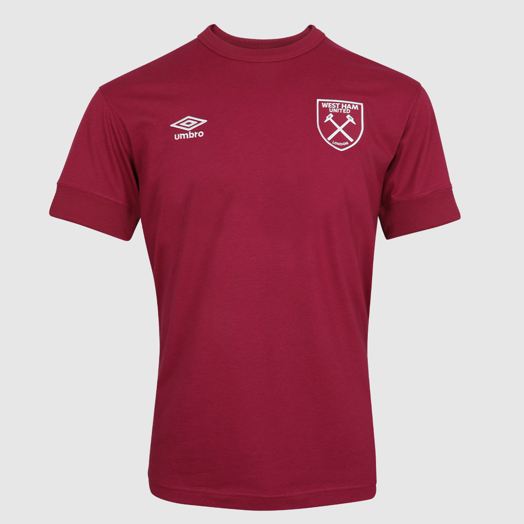 Umbro West Ham Utd 22/23 Travel Tee Futbol Tişört Kırmızı | TR-55438