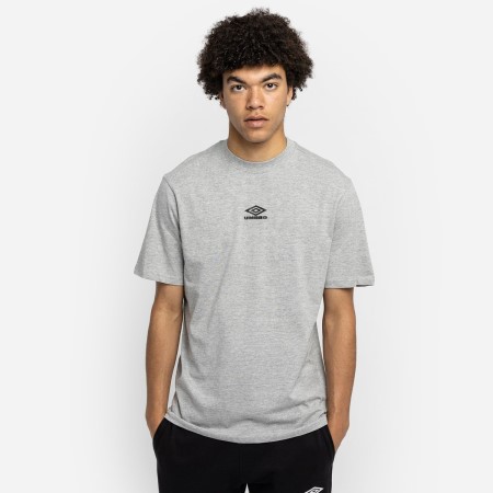 Umbro Diamond Small Logo Tee Erkek Tişört Gri Siyah | TR-21285