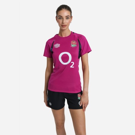 Umbro England Rugby 22/23 Antrenman Jersey Futbol Jersey Bordo Mavi Siyah | TR-14577