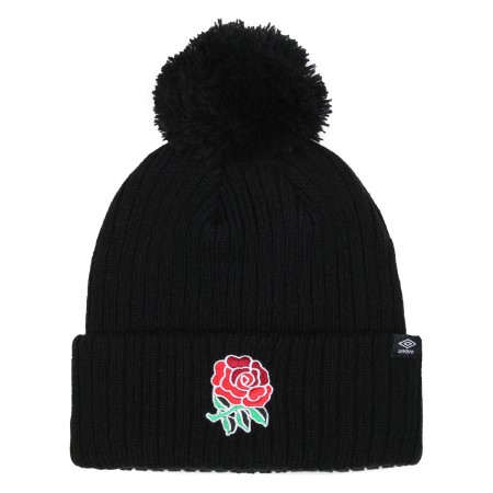 Umbro England Rugby 22/23 Bobble Beanie Futbol Şapkalar Siyah | TR-26301