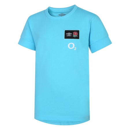 Umbro England Rugby 22/23 CVC Tee Junior Futbol Tişört Mavi | TR-63364