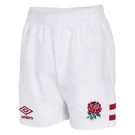 Umbro England Rugby 22/23 Home Replica Kısa Junior Futbol Şort Beyaz | TR-11274