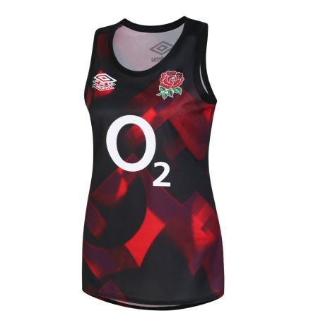 Umbro England Rugby 22/23 Racer Back Vest Futbol Yelekler Kırmızı Koyu Mor Siyah | TR-75163