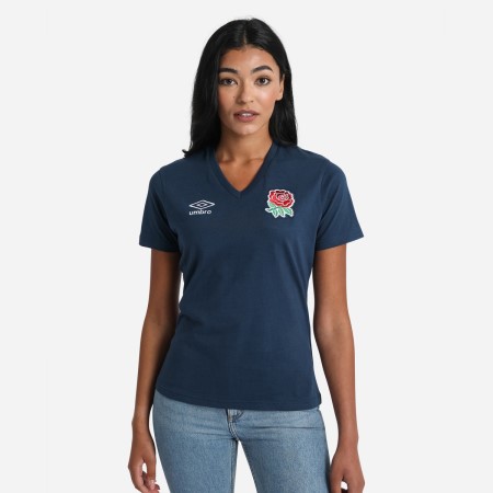 Umbro England Rugby Klasik Tee Futbol Tişört Lacivert | TR-66517