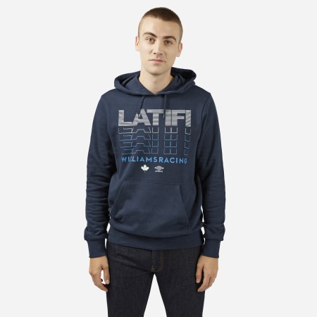 Umbro Nicholas Latifi - Know MY Name - Williams Yarış Hoodie Futbol Kapüşonlular Lacivert | TR-92695