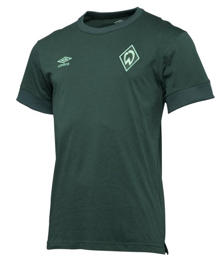 Umbro Werder Bremen 22/23 Travel Tee Futbol Futbol Tişörtleri Yeşil | TR-88517