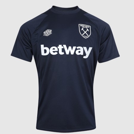 Umbro West Ham Utd 22/23 Antrenman Jersey Futbol Jersey Koyu Lacivert Kırmızı | TR-17048