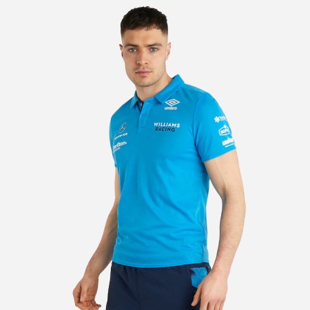 Umbro Williams Yarış '22 Media Polo Futbol Pololar Mavi | TR-31856